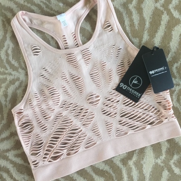 Nike Tops - Distressed Cut up/Torn Spandex Workout Top